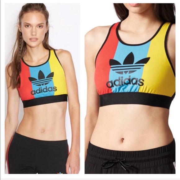 adidas trefoil bra